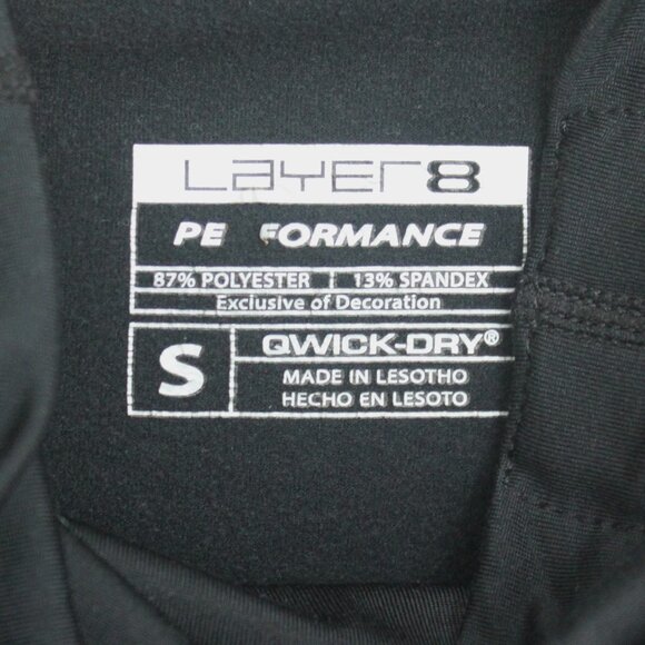 Layer 8 Black Performance Quick-Dry Turtleneck Pull-Over Exercise Sweater Small - Picture 9 of 9